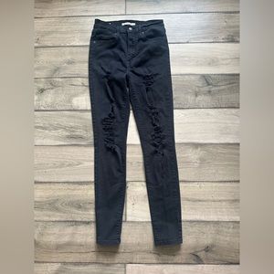 Size 28 mile high super skinny Levi’s jean